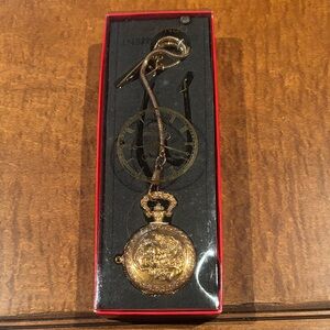 Department 56 Christmas Time Pocket Watch Ornament Never Used